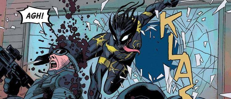 Gambar Laura Kinney saat jadi host Venom (marvel/Jade Stewart)
