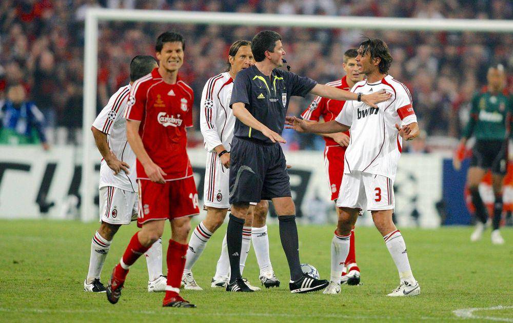 potret AC Milan melawan Liverpool di final Liga Champions 2007 (sempremilan.com)