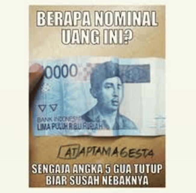 meme tebakan (instagram.com/aptaniagesta)