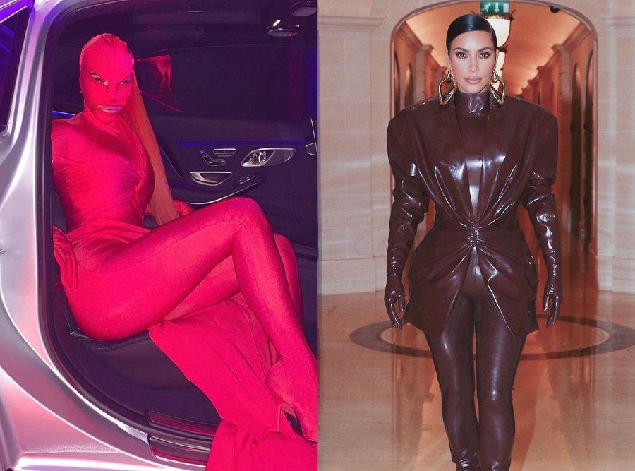 9 Busana Nyentrik yang Sempat Digunakan Kim Kardashian