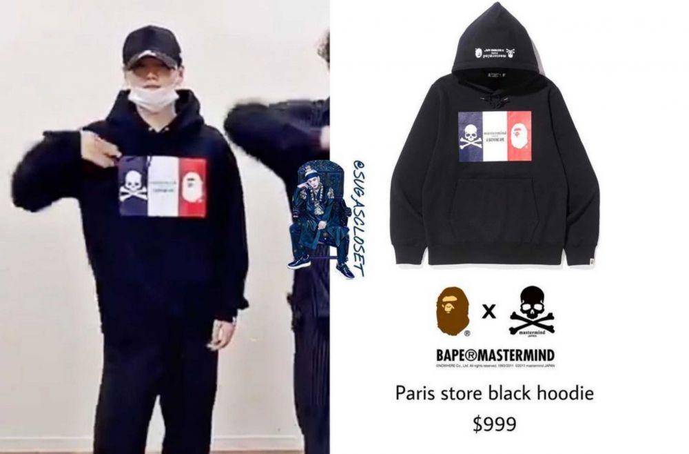 harga hoodie SUGA BTS (instagram.com/sugascloset)