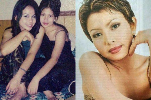artis dengan alis tipis (berbagai sumber)