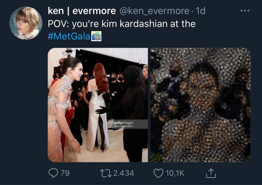 Kim Kardashian dan Kendall Jenner (twitter.com/ken_evermore)