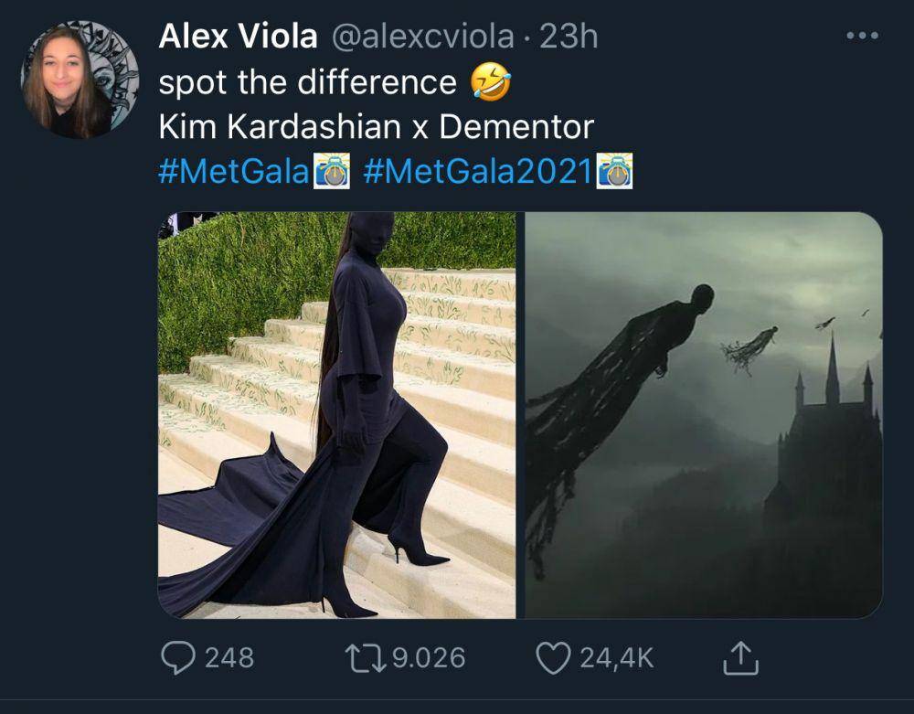 Kim Kardashian sebagai Dementor (twitter.com/alexcviola)
