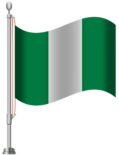 ilustrasi bendera Nigeria (Clipartpng.com)