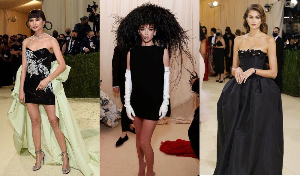 10 Inspirasi Dress Hitam dari Karpet Merah Met Gala 2021, Elegan!