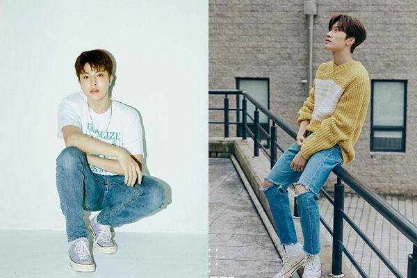 Blue jeans ala member Treasure (instagram.com/ygtre4sure526)