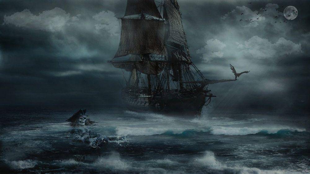 ilustrasi kapal bajak laut (pixabay.com/Thommas68)