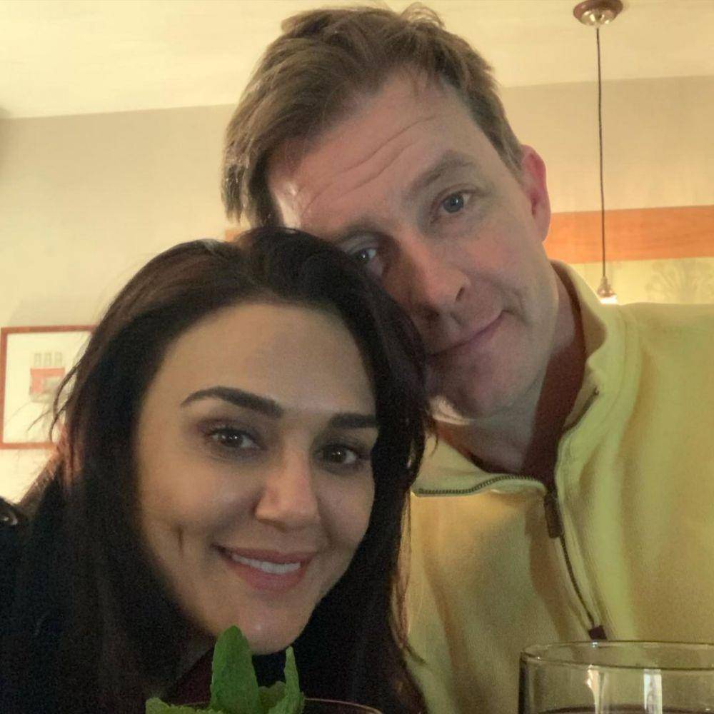 Preity Zinta dan Gene Goodenough (instagram.com/realpz)