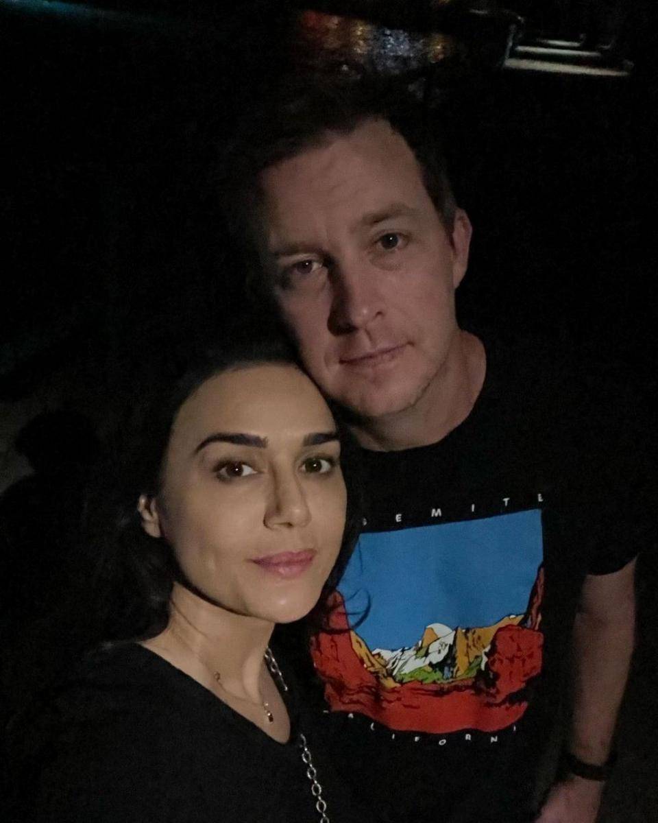 Preity Zinta dan Gene Goodenough (instagram.com/realpz)