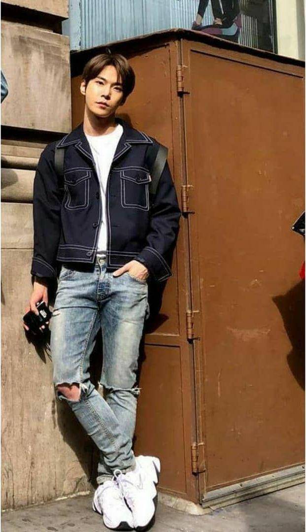 Jacket jeans ala member NCT (instagram.com/nctunited00)