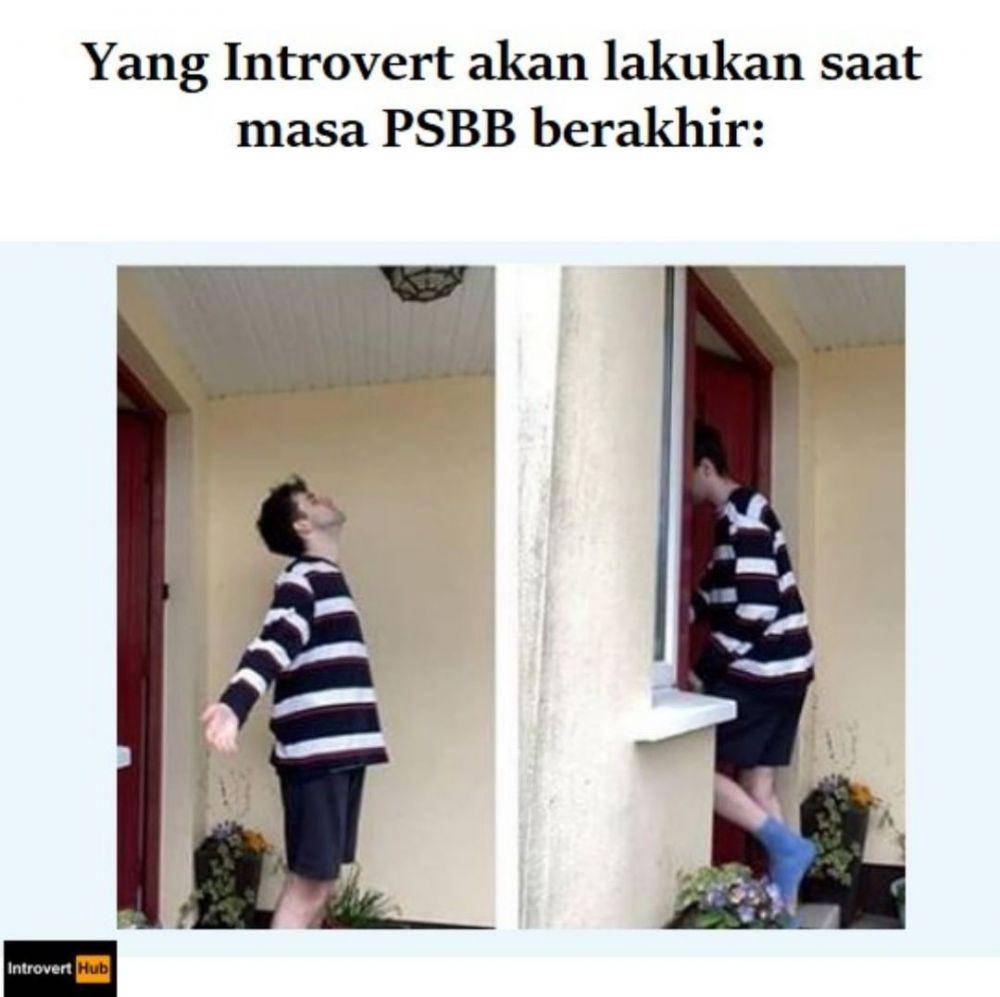 ilustrasi pendiam (instagram.com/introvert.hub)