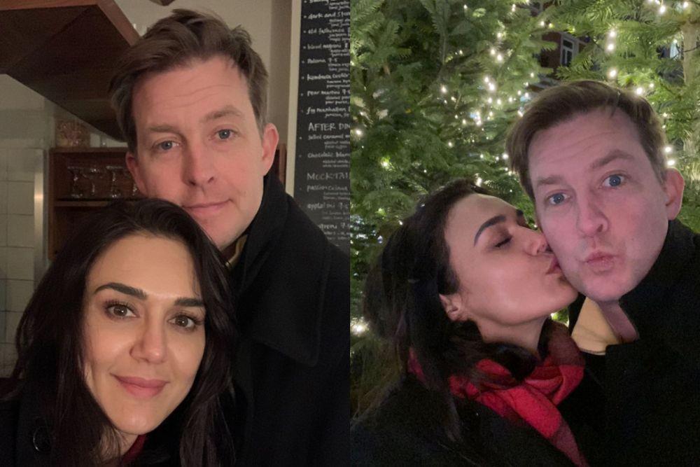 10 Momen Mesra Preity Zinta dan Suami Bule, Harmonis Banget!