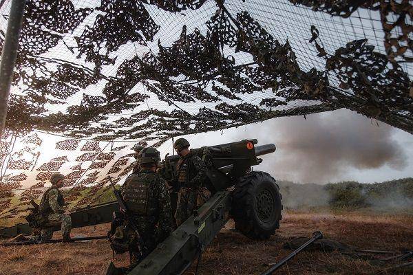 Pasukan militer Taiwan. (Twitter.com/MoNDefense)