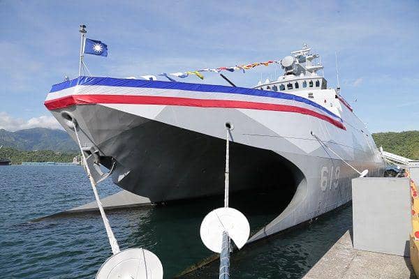 Kapal militer Taiwan. (Twitter.com/MoNDefense)
