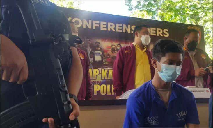 Pelaku pembegalan di Semarang yang ditangkap polisi. ANTARA/IC Senjaya