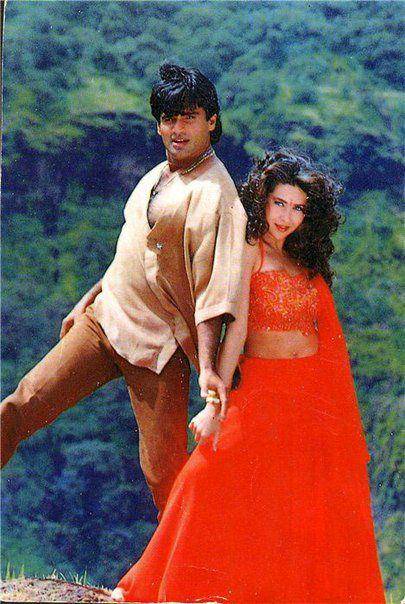 Karisma Kapoor dan Sunil Shetty (dok. Mukesh Duggal/Gopi Kishan)
