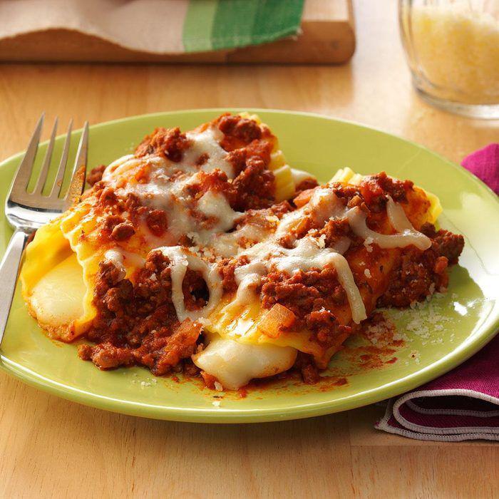 ilustrasi string cheese manicotti (tasteofhome.com/Taste of Home)