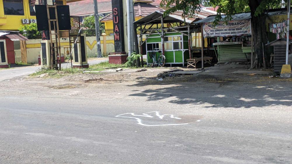 TKP kejadian. IDN Times/ Fad
