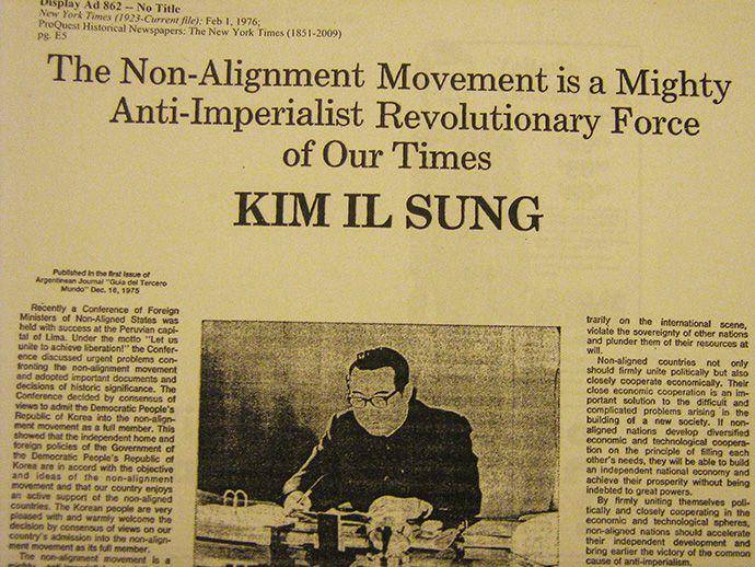 iklan di New York Times, 1976 (nknews.org)