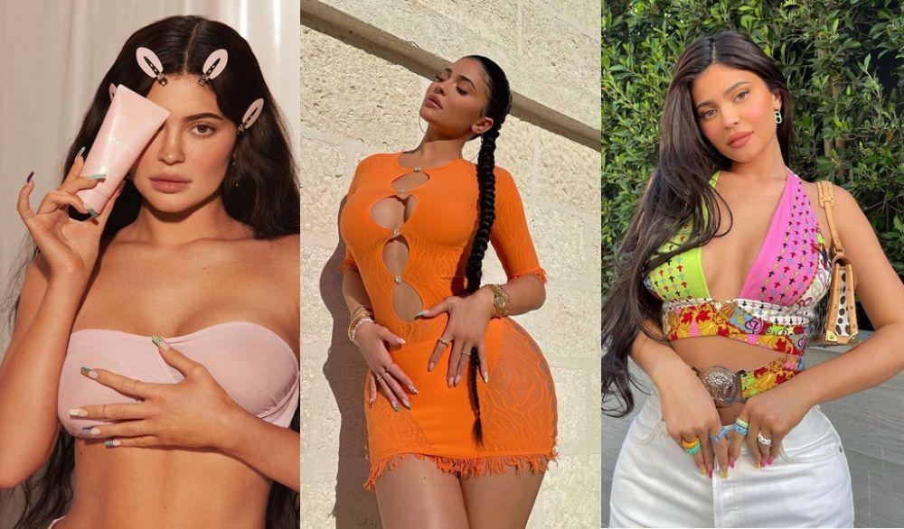 10 Inspirasi Nail Art ala Kylie Jenner untuk Penyuka Warna Cerah