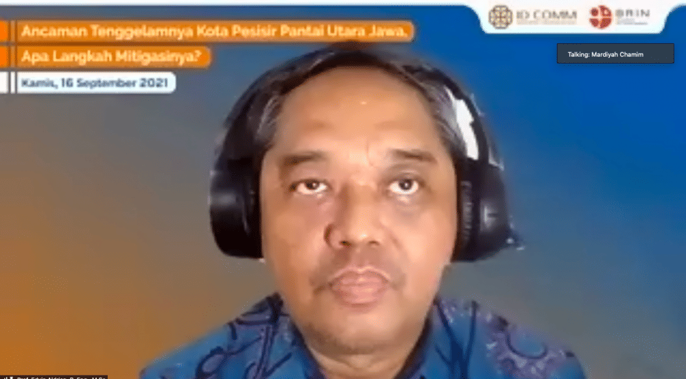 Pakar Iklim dan Meteorologi BRIN, Prof. Edvin Aldrian. IDN Times/Tangkapan layar