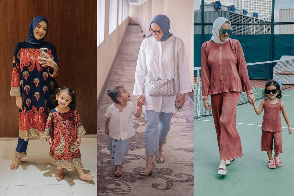 OOTD Syanindita dan Schalea. (instagram.com/strasysty/)
