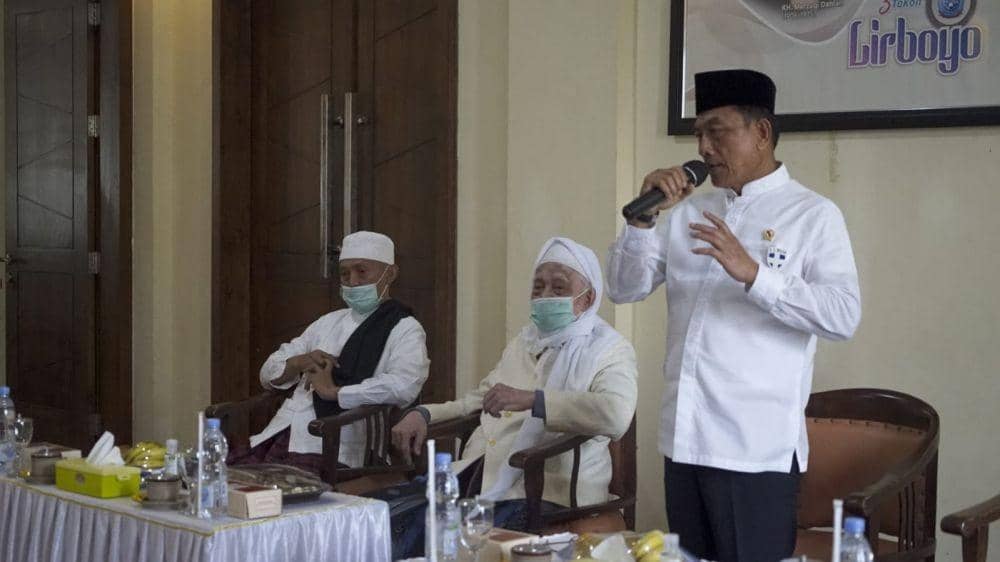 Kepala Staf Kepresidenan Moeldoko kunjungi Pondok Pesantren Lirboyo, Kediri, Jawa Timur. (dok. KSP)