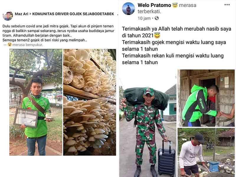 10 Potret Abang Ojol saat Alih Profesi, Nasib Manusia Tiada yang Tahu!
