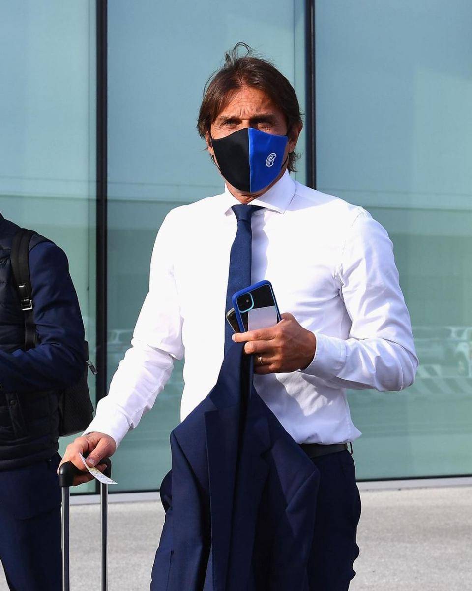 Antonio Conte saat menuju pertandingan bersama Inter Milan. (instagram.com/antonioconte)