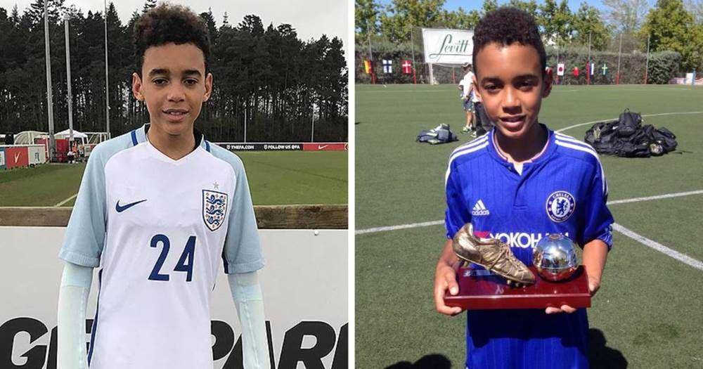 Jamal Musiala saat masih berseragam Chelsea dan Timnas Inggris (ng.dailyadvent.com)
