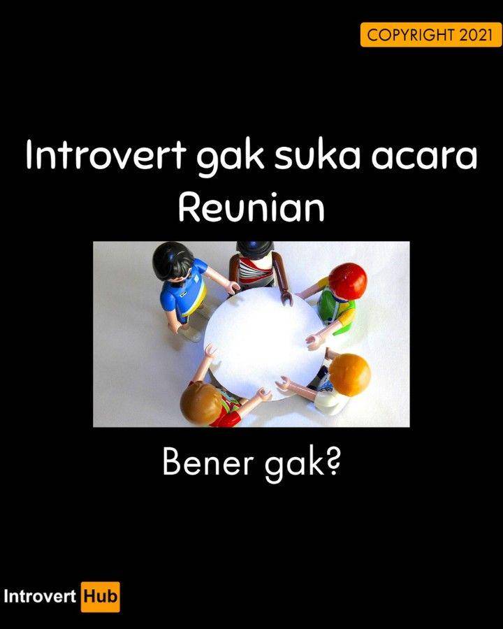 fakta introvert (instagram.com/introvert.hub)