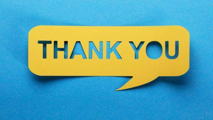tulisan THANK YOU (linguaholic.com)