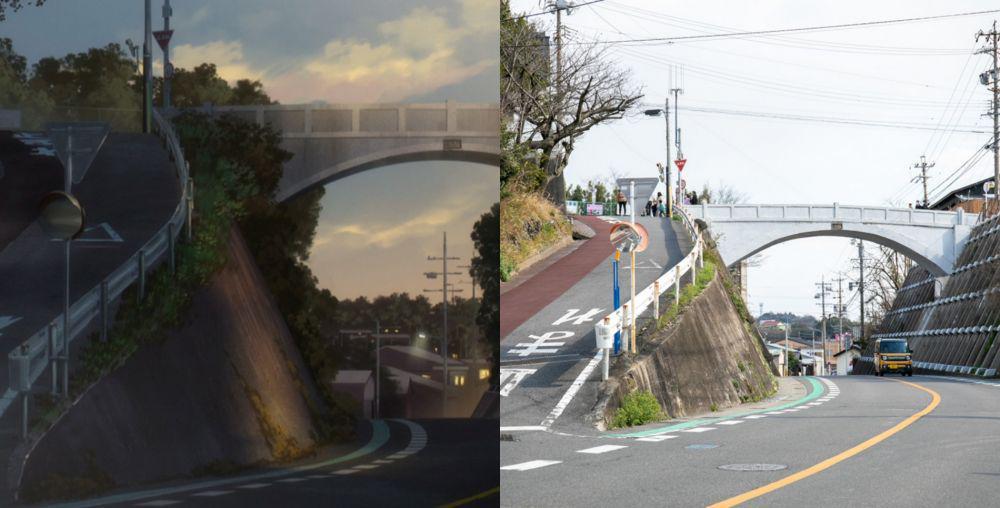 Jembatan Ichiki (dok. Studio Colorido/A Whisker Away)