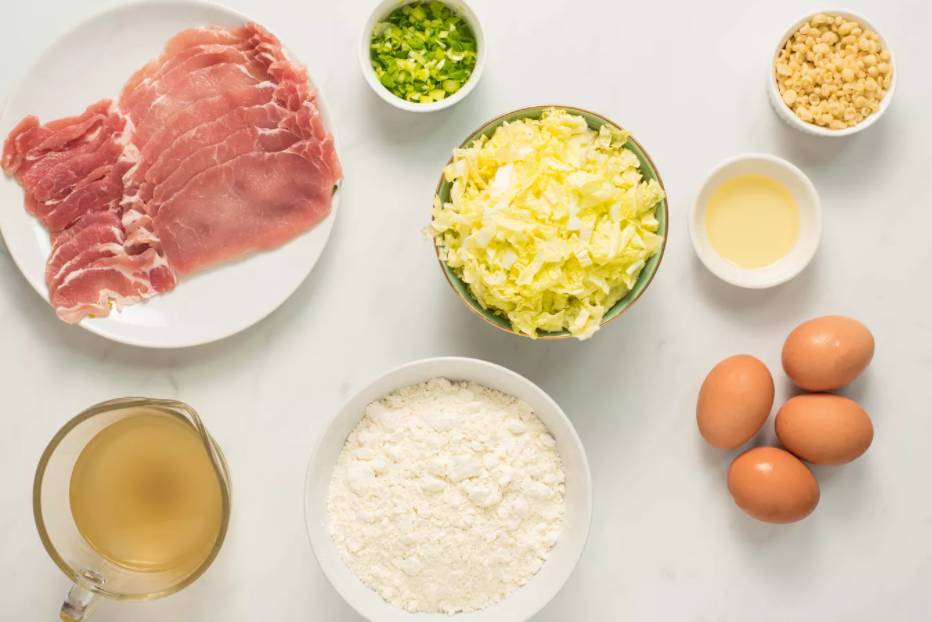 Bahan-bahan okonomiyaki (thespruceeats.com/Julia Hartbeck)