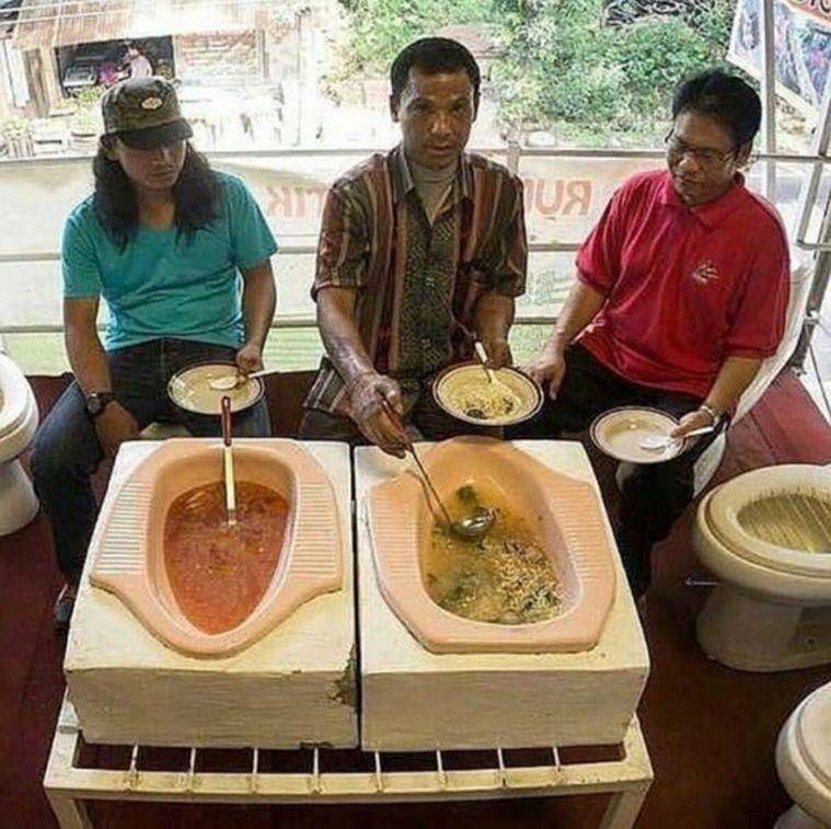 makan bareng-bareng kocak (instagram.com/dagelan_jowo)