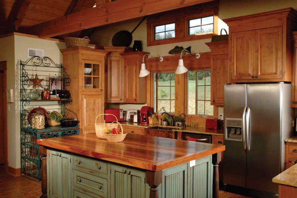 ilustrasi dapur bergaya country (homedecorbliss.com)