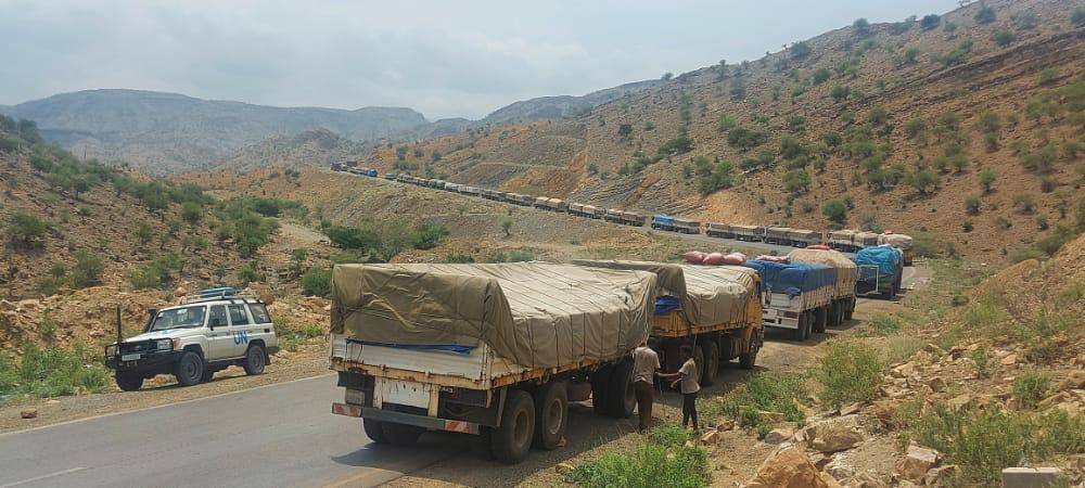 Bantuan kemanusiaan untuk pengungsi di Tigray, Ethiopia. (Twitter.com/UN Ethiopia)