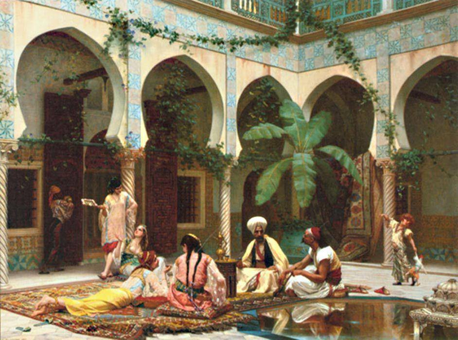 ilustrasi Harem di Kekaisaran Ottoman (historyonthenet.com)