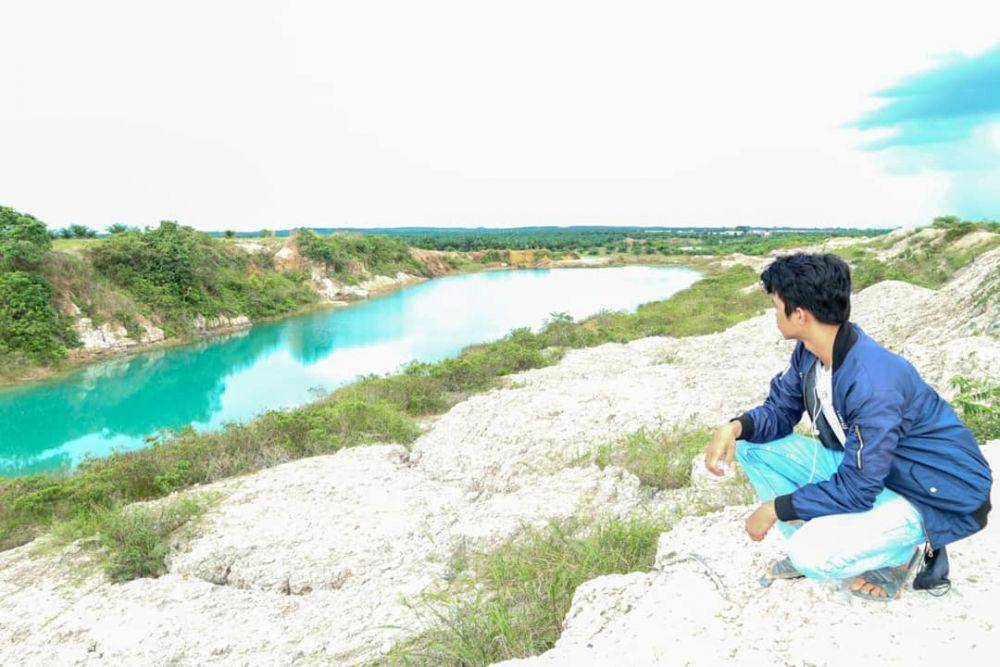 Danau Biru Batu Licin (instagram.com/ijas65)