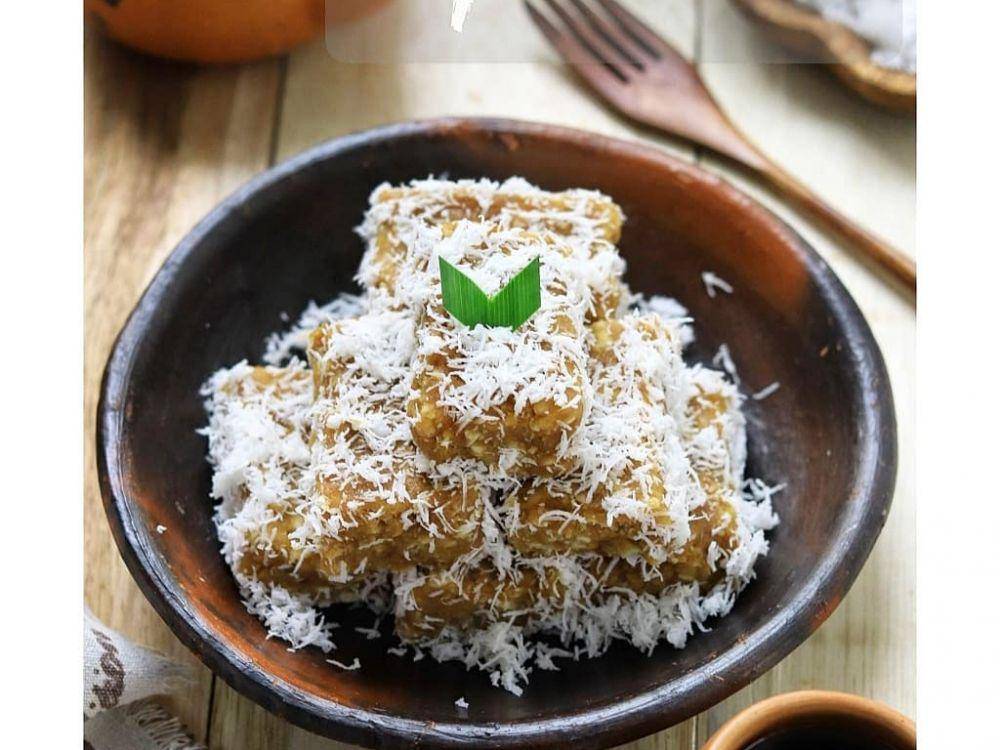 ilustrasi getuk gula merah (instagram.com/diyo_kitchen)