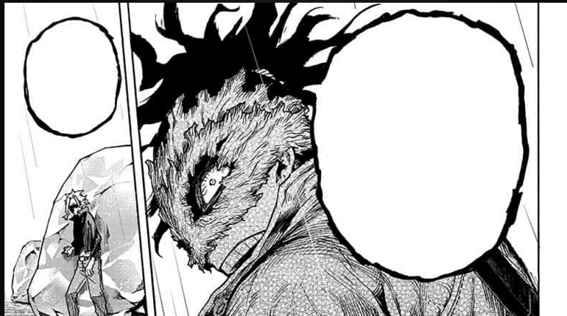 Tantangan Stain pada All Might. mangaplus.shueisha.co.jp/My Hero Academia