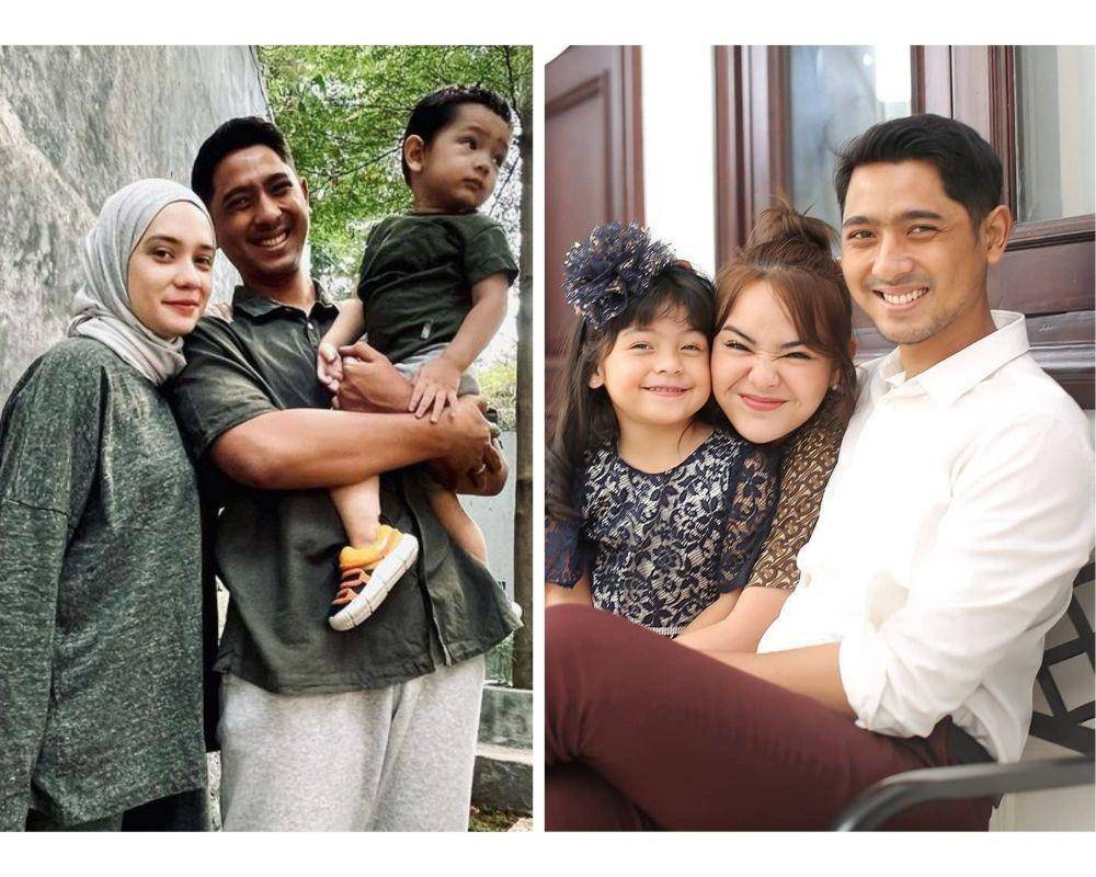Arya Saloka keluarga asli vs Ikatan Cinta (instagram.com/putriannesaloka) (instagram.com/wasila.mandaskatic/)