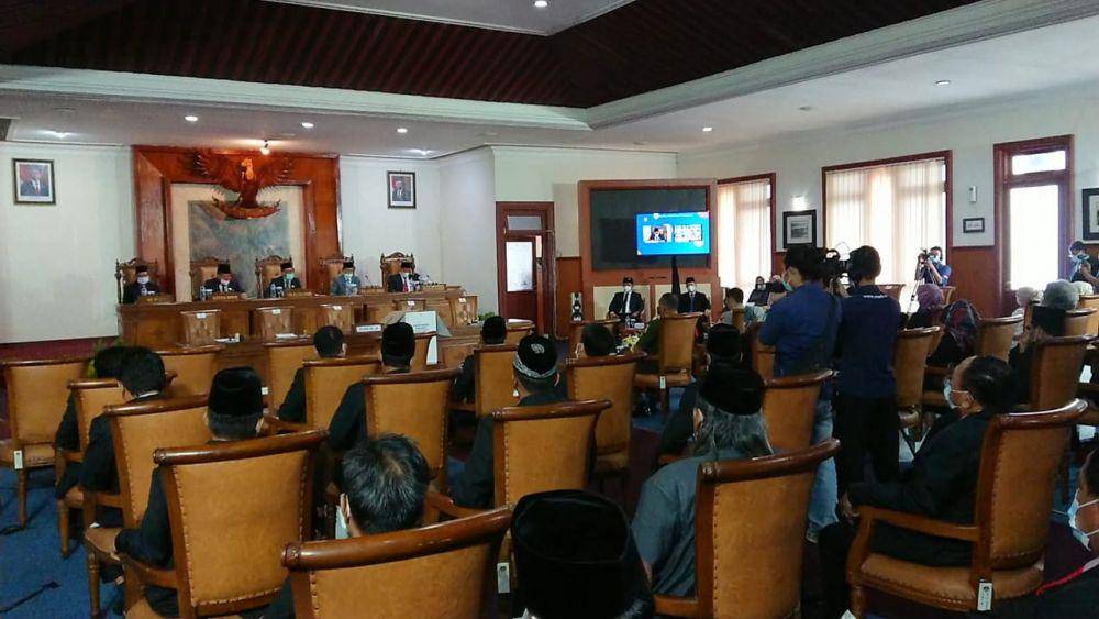 Sidang paripurna pemilihan wakil bupati Tulungagung. IDN Times/ Bramanta Pamungkas