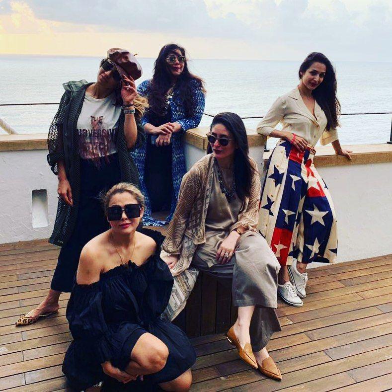 geng sosialita Karisma dan Kareena Kapoor (instagram.com/malaikaaroraofficial)
