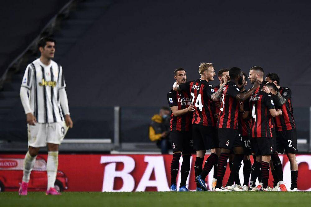 selebrasi gol AC Milan (theoffside.com)