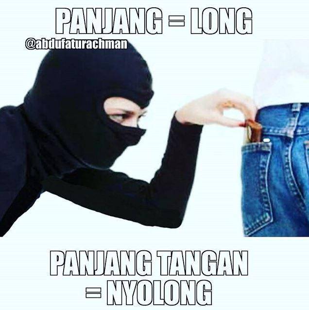 meme pelesetan bahasa Inggris (instagram.com/abdufaturachman)