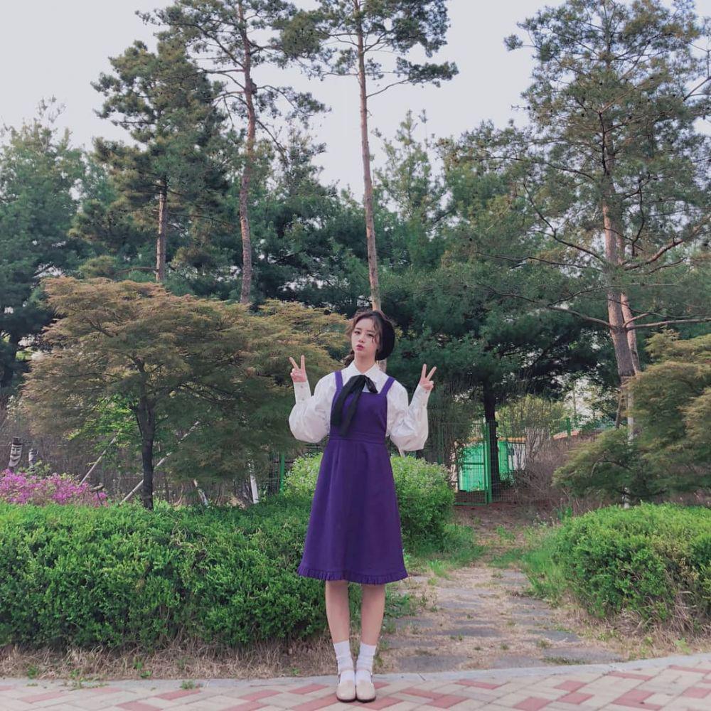 Outfit dress Hyeri Girl's Day (instagram.com/hyeri_0609)