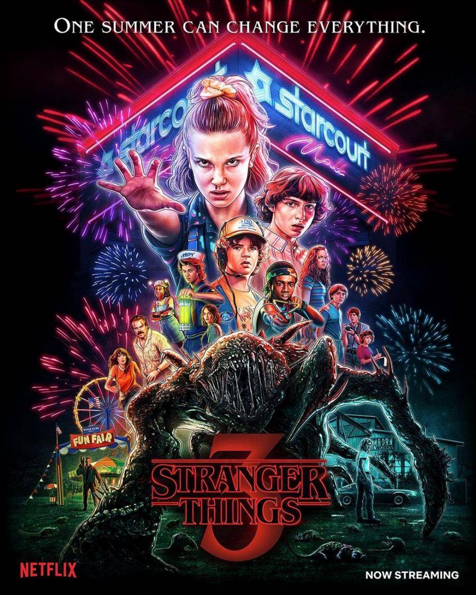 poster serial Stranger Things season 3 (instagram.com/strangerthingstv)