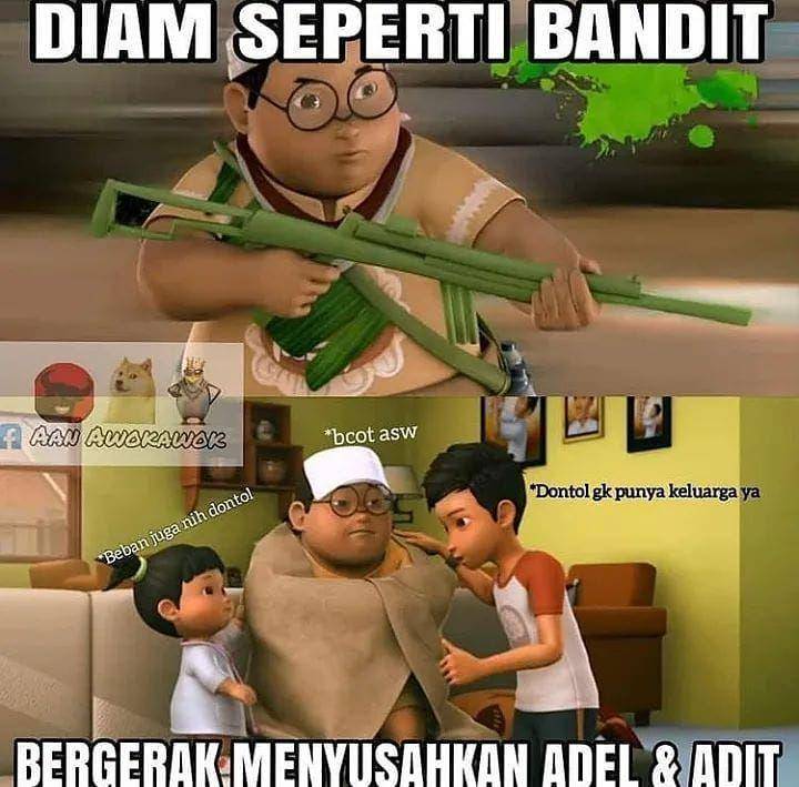 meme diam bergerak (instagram.com/kelakuanpeopleplus62)